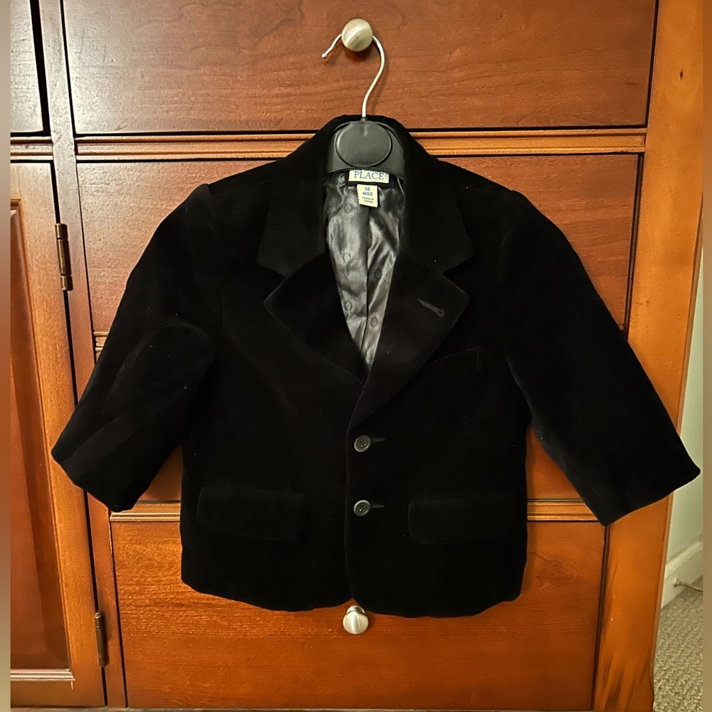 Little boys velvet blazer size 18 months